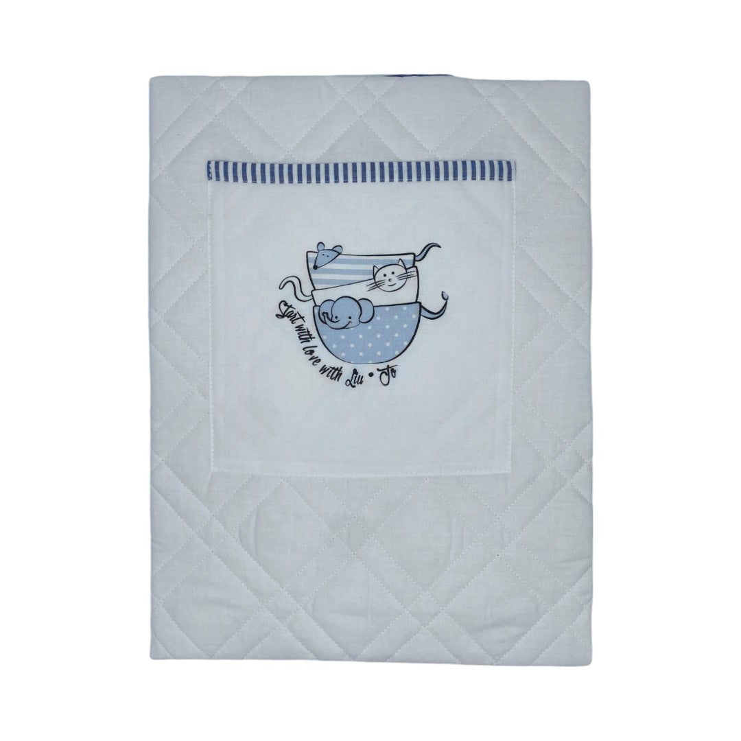 Liu Jo Baby Trapuntino Carrozzina in Cotone Love LJ BL191C-00485