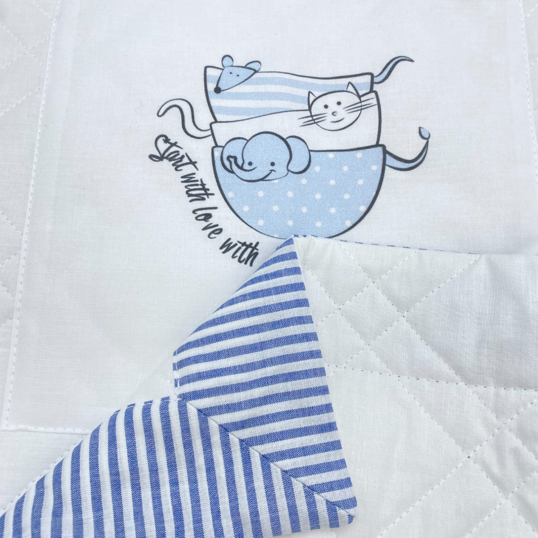 Liu Jo Baby Trapuntino Carrozzina in Cotone Love LJ BL191C-00485