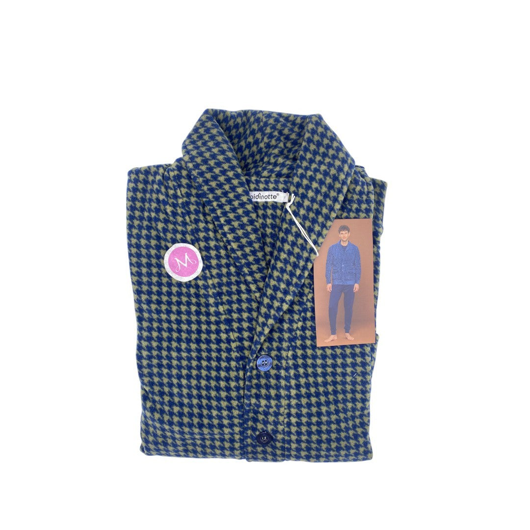 Noidinotte Giacca Uomo Micropile collo rever e scollo a V Verde GE002602PB402