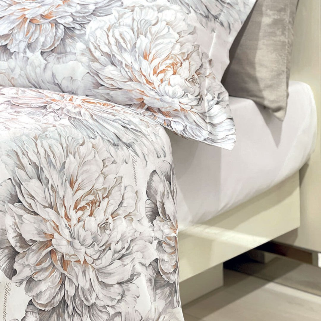 Blumarine Lenzuolo Sotto Con Angoli Matrimoniale raso di cotone - 10106 0931