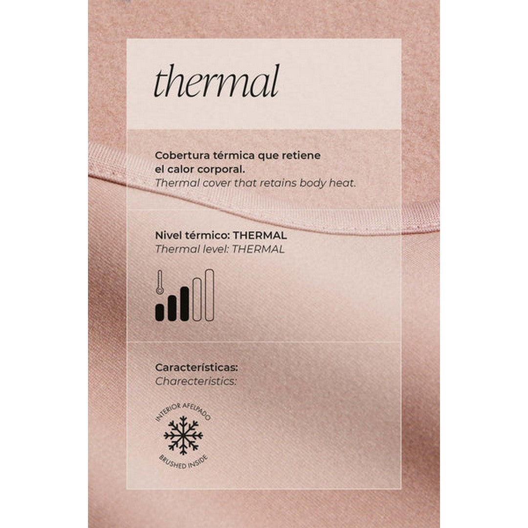 Ysabel Mora Maglia Termica Donna A Maniche Lunghe Girocollo