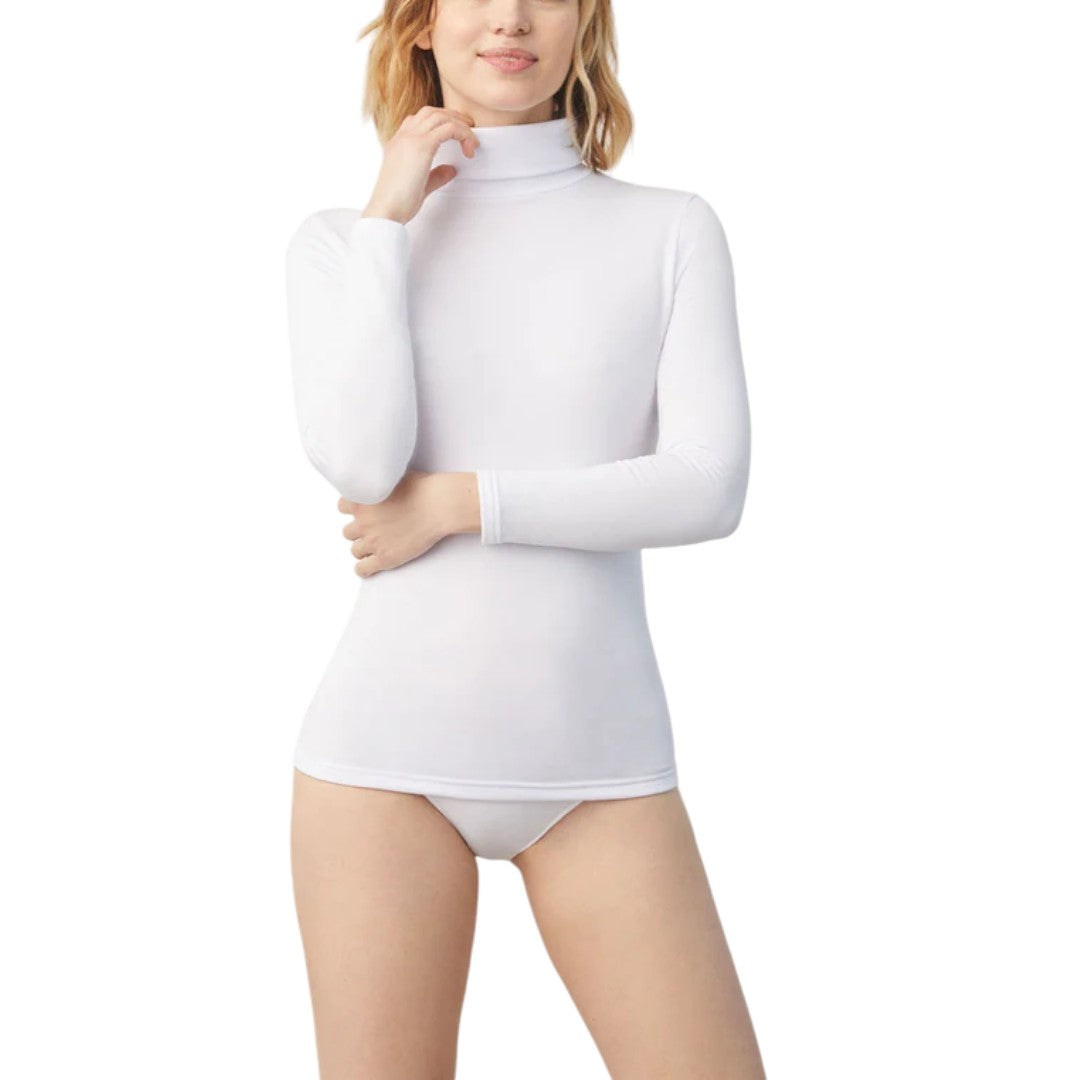 Ysabel Mora Maglia Termica Donna Collo Alto A Maniche Lunghe