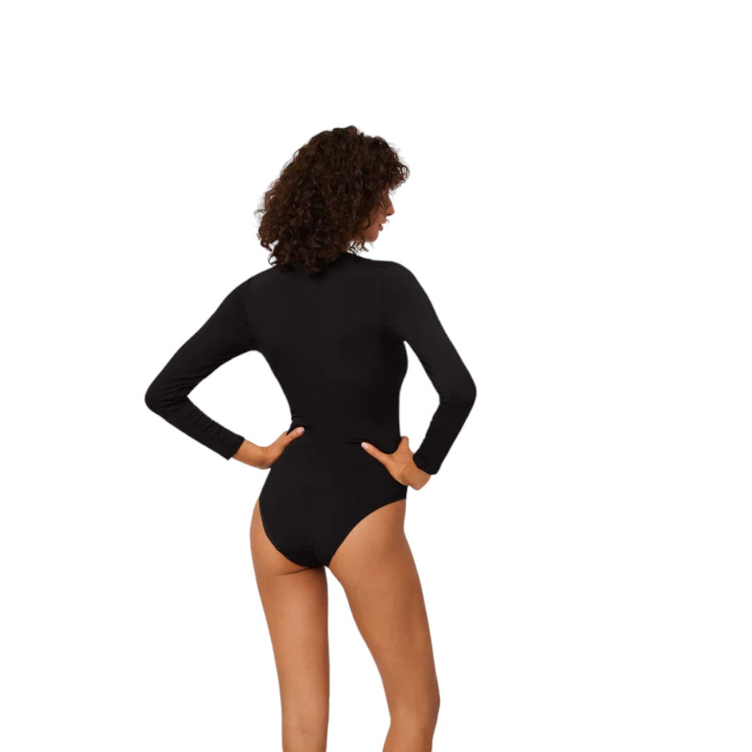 Ysabel Mora Body termico Donna Maniche Lunghe con pizzo