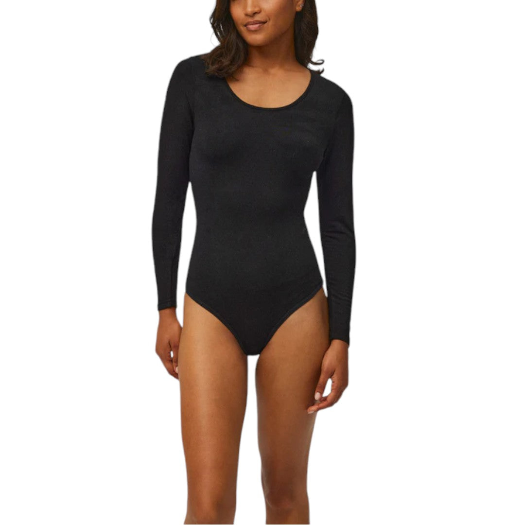 Ysabel Mora Body termico Donna A Maniche Lunghe Girocollo