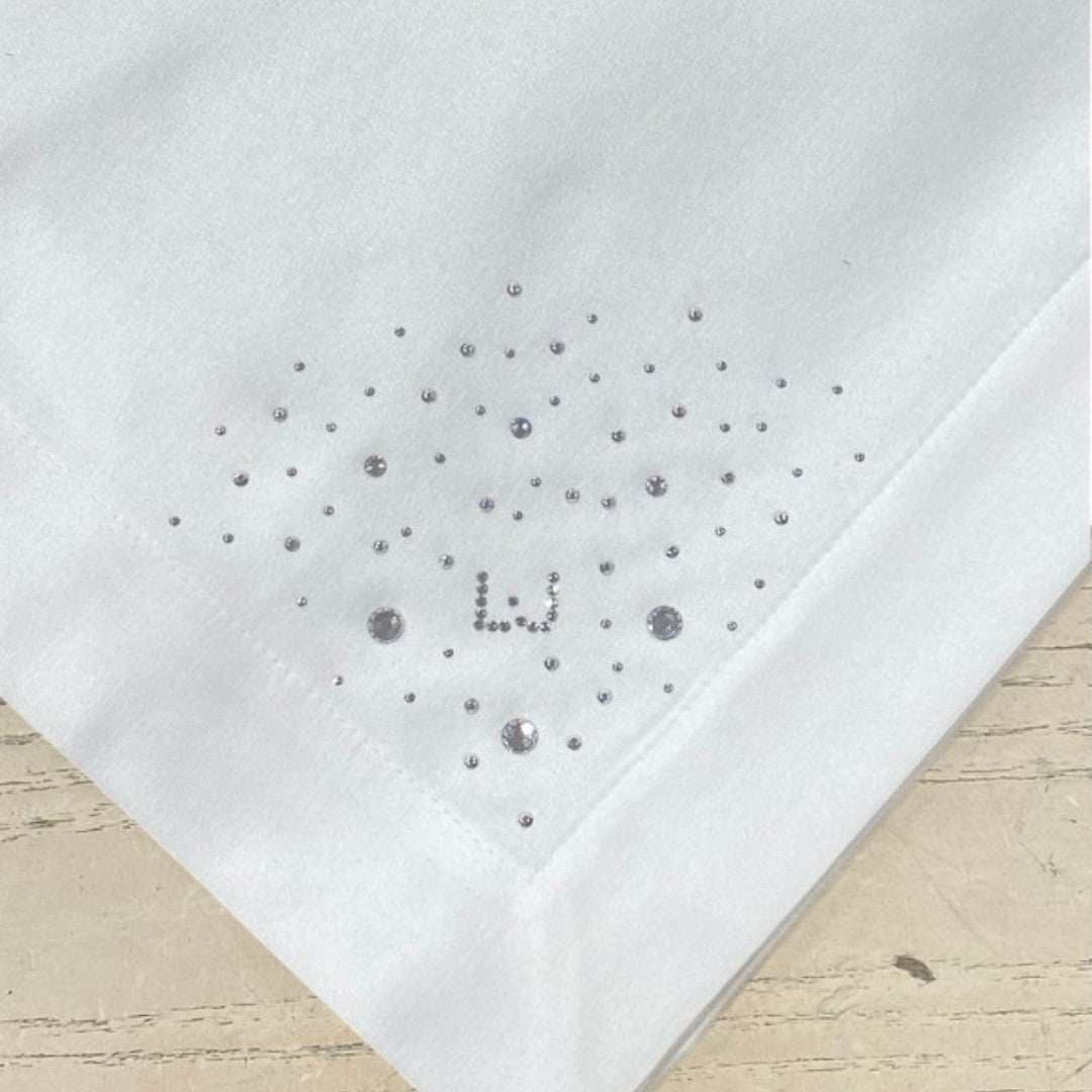 Liu Jo Runner Gocce Raso Con punti Luce in Swarovski Bianco LT156B-00069