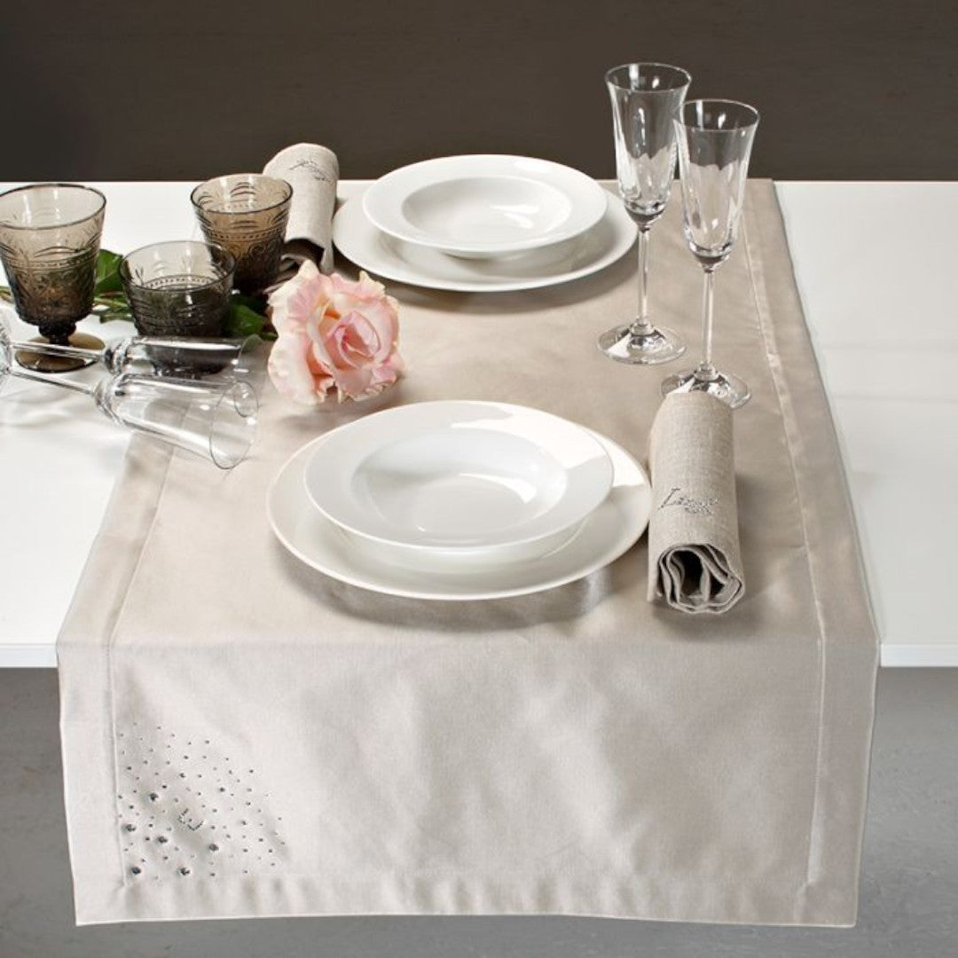 Liu Jo Runner Gocce Raso Con punti Luce in Swarovski Sabbia LT156B-00092