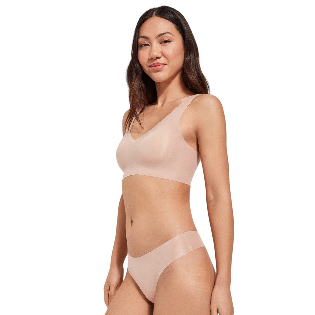 Gisela Perizoma Invisibile Second Skin finiture termofuse taglio laser Nude