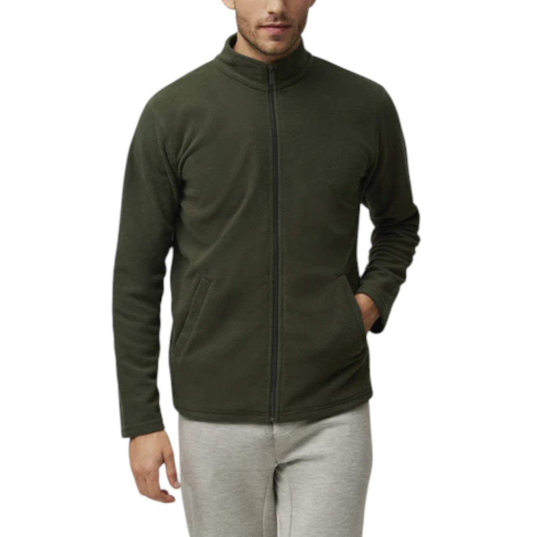 Ysabel Mora Giacca In Pile Maniche Lunghe Uomo Zip intera 70106 verde bottiglia
