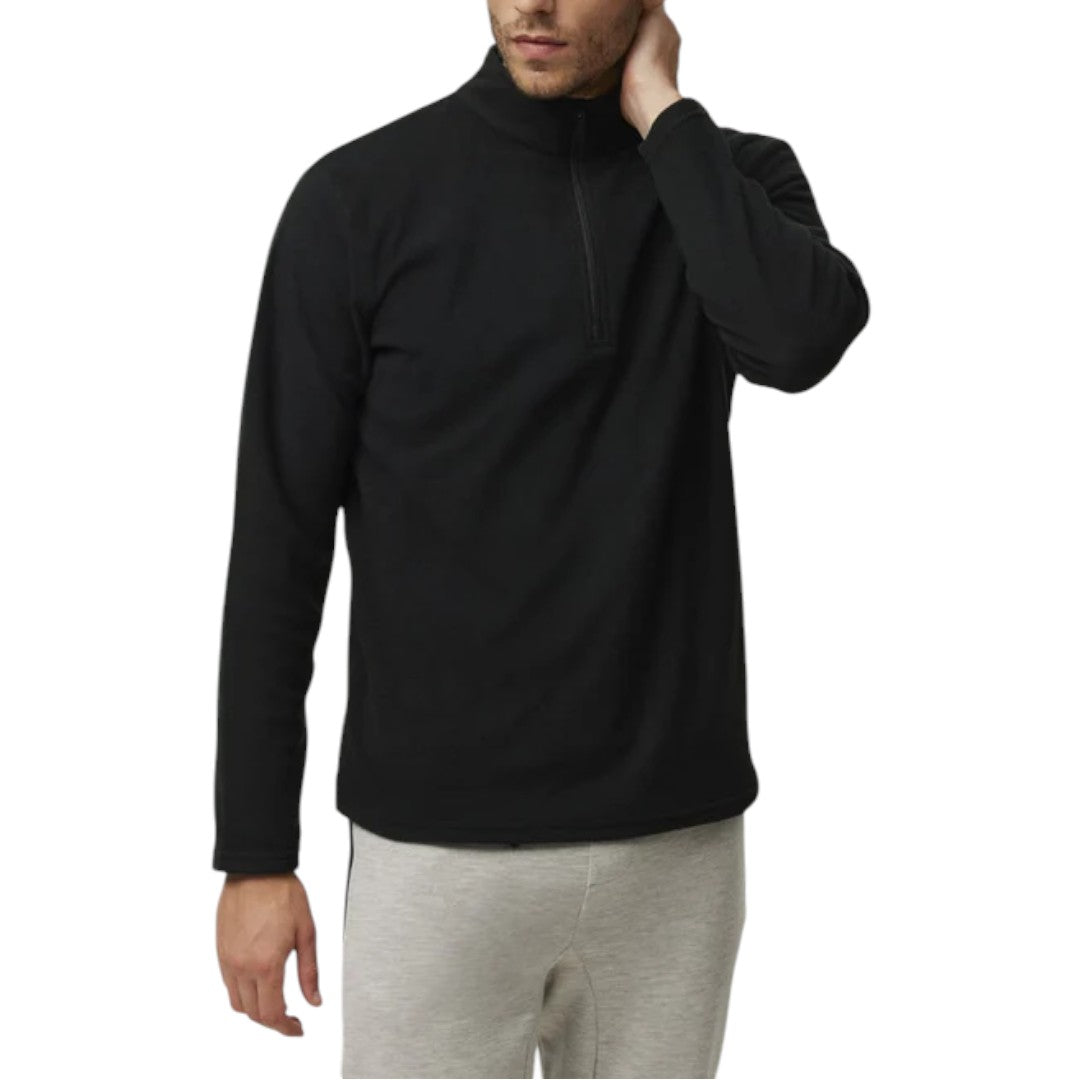 Ysabel Mora Giacca In Pile Maniche Lunghe Uomo mezza zip 70105 Nero