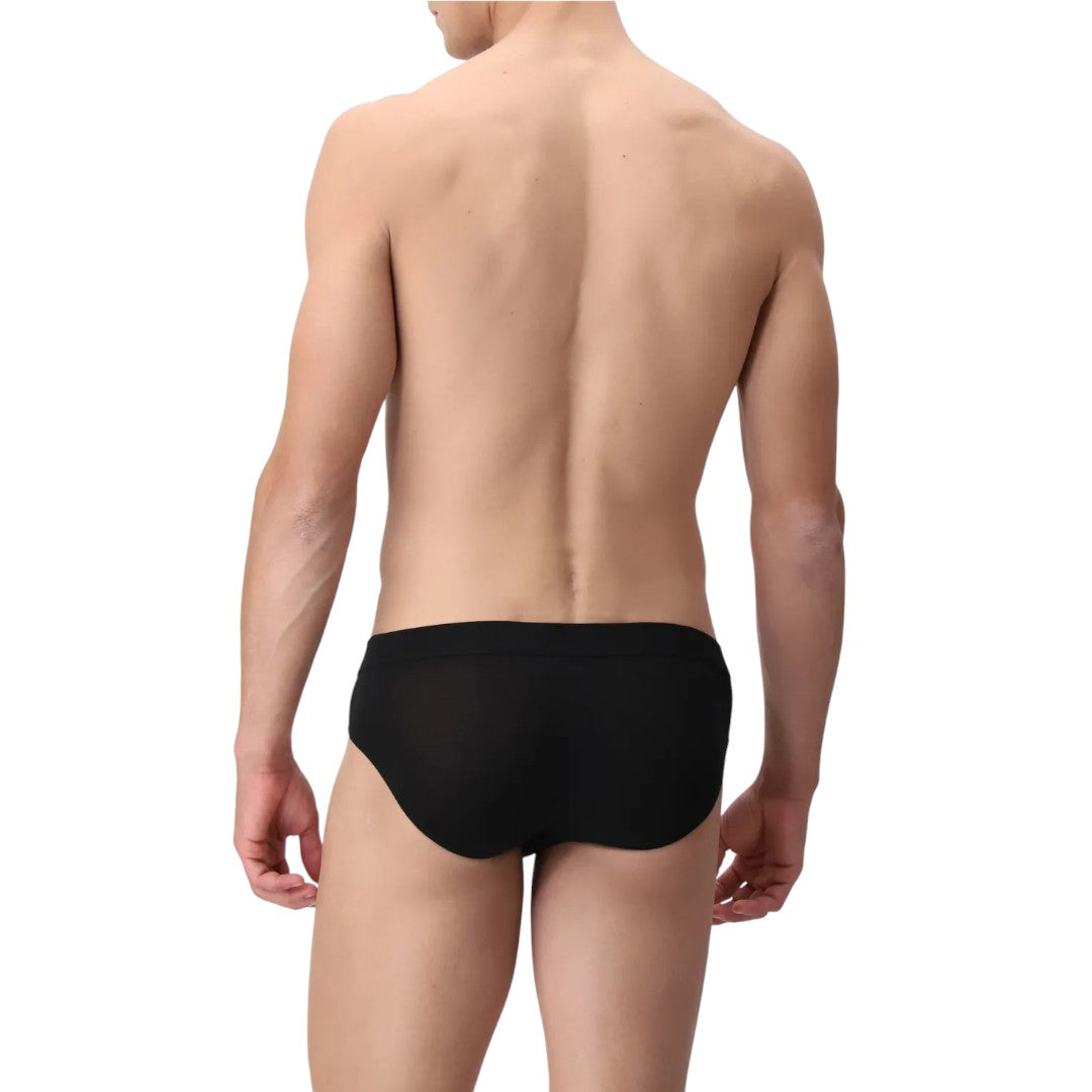 Cagi slip Uomo in puro modal elasticizzato nero VCAT05253