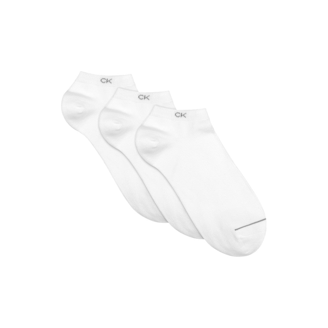 Calvin Klein Uomo 3P Sneaker Monocolore Bianco - 701218718 002 999