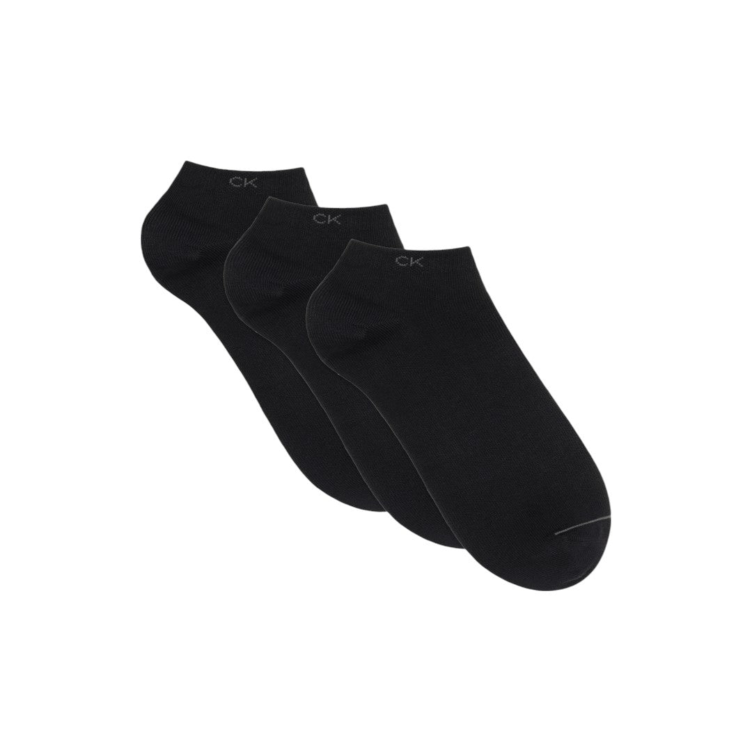 Calvin Klein Uomo 3P Sneaker Monocolore Nero - 701218718 001 999
