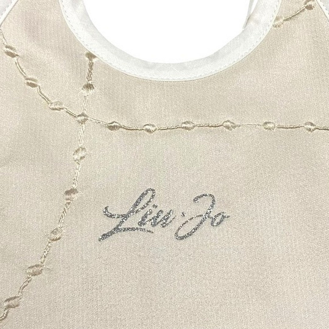 Liu Jo bavaglino LJ Art. Ricamato Avorio Sabbia BA135B 00066