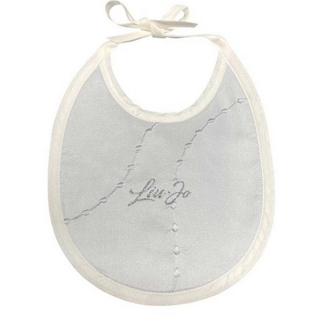 Liu Jo Baby bavaglino LJ Art. Ricamato Naturale Perla BA135B 00517