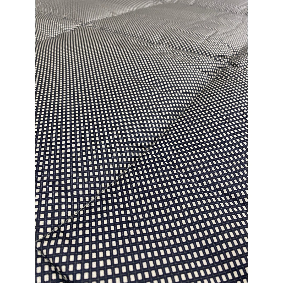 Reever Trapunta in raso di cotone Tie Stampa Nero e Bianco