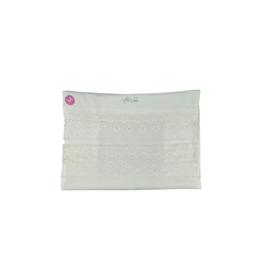 Liu Jo Runner Sweet LJ con orli organza ricamata latte LT628B 00339