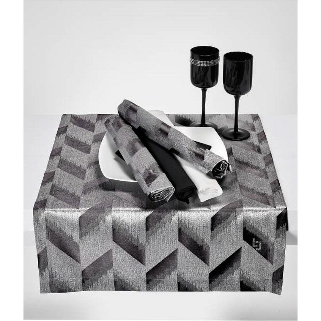 Liu Jo Runner Jacquard Brillante con logo LJ glitterato Grigio LT606B 00127