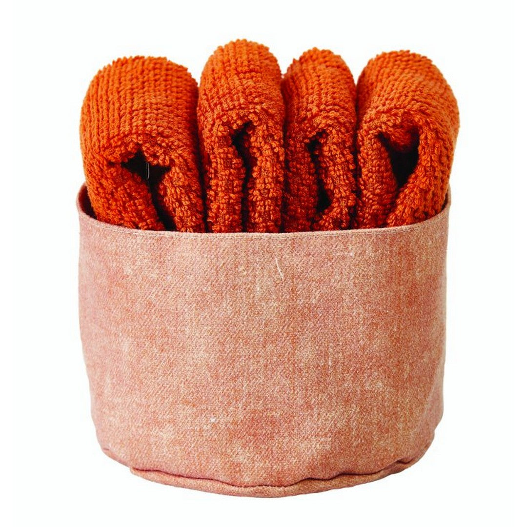 Maison Sucree Pepe cestino 4 lavette var 21 Bruciato