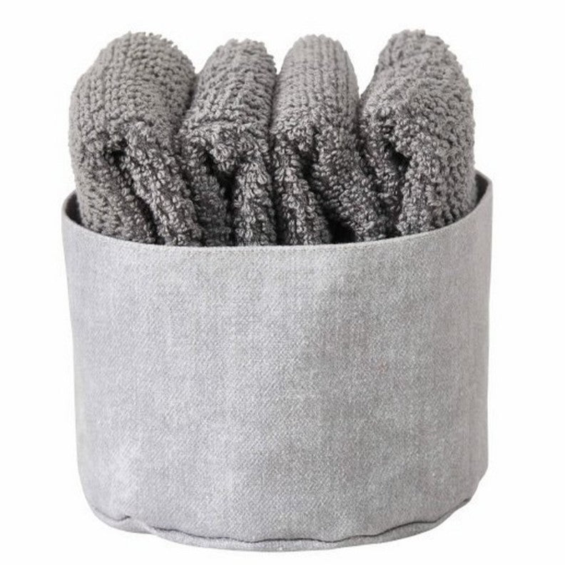 Maison Sucree Pepe cestino 4 lavette var 25 Pietra