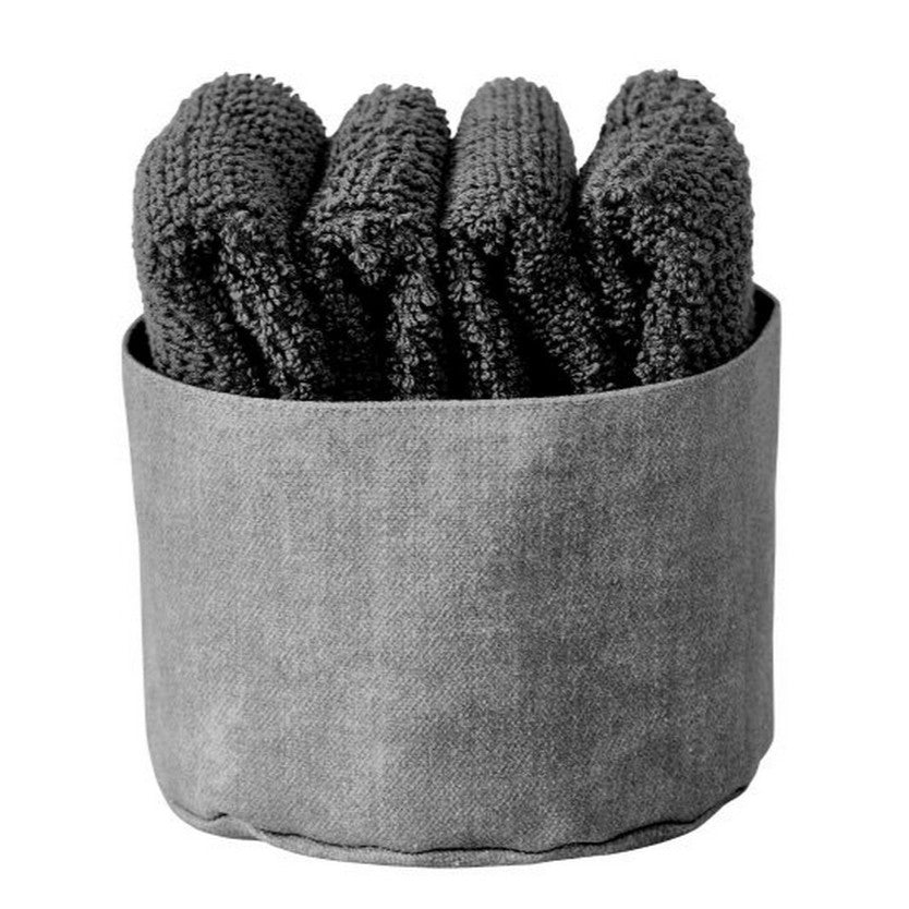 Maison Sucree Pepe cestino 4 lavette var 26 Ardesia