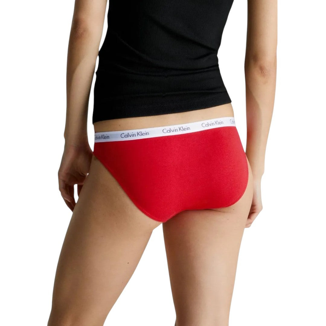Calvin Klein Underwear Donna Slip Bikini Rosso - 0000D1618E XAT