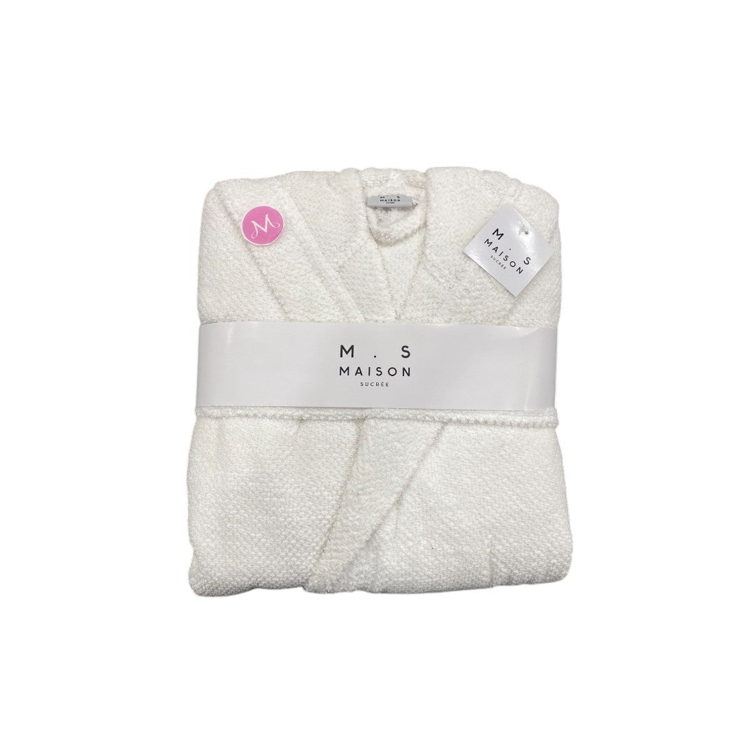 Maison Sucree Accappatoio Pepe Spugna var 01 Bianco