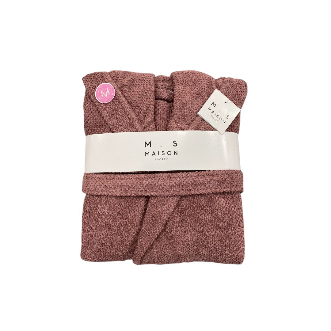 Maison Sucree Accappatoio Pepe Spugna var 34 Legno Rosa