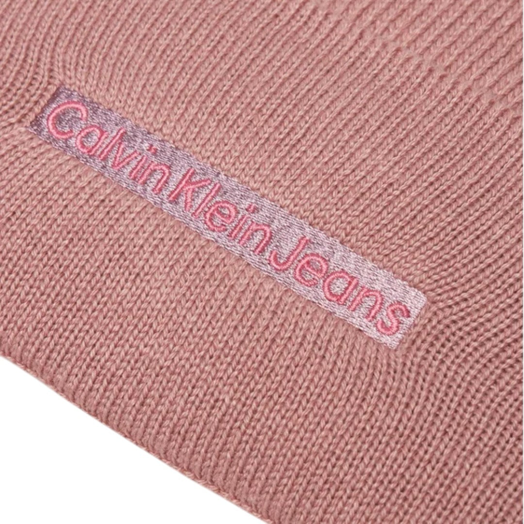 Calvin Klein Cappello Donna Logo Ricamato Calvin Klein Jeans Rosa-K50K512819 0GK