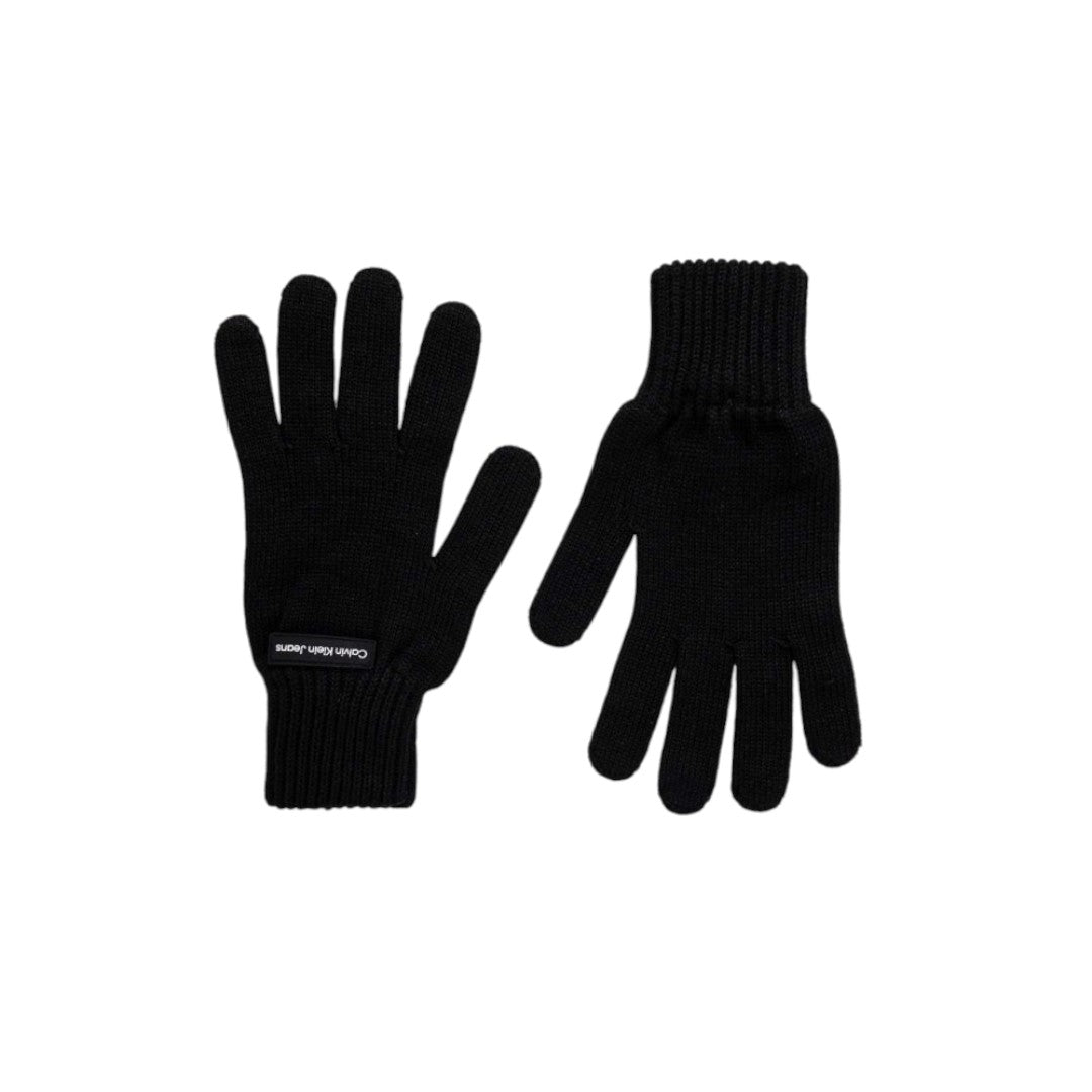 Calvin Klein Guanti Uomo con logo in gomma - K50K512467 BEH
