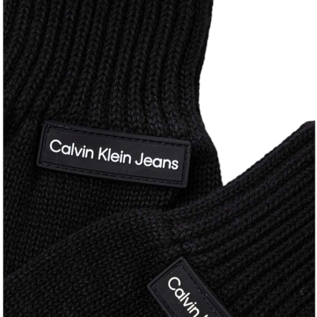 Calvin Klein Guanti Uomo con logo in gomma - K50K512467 BEH