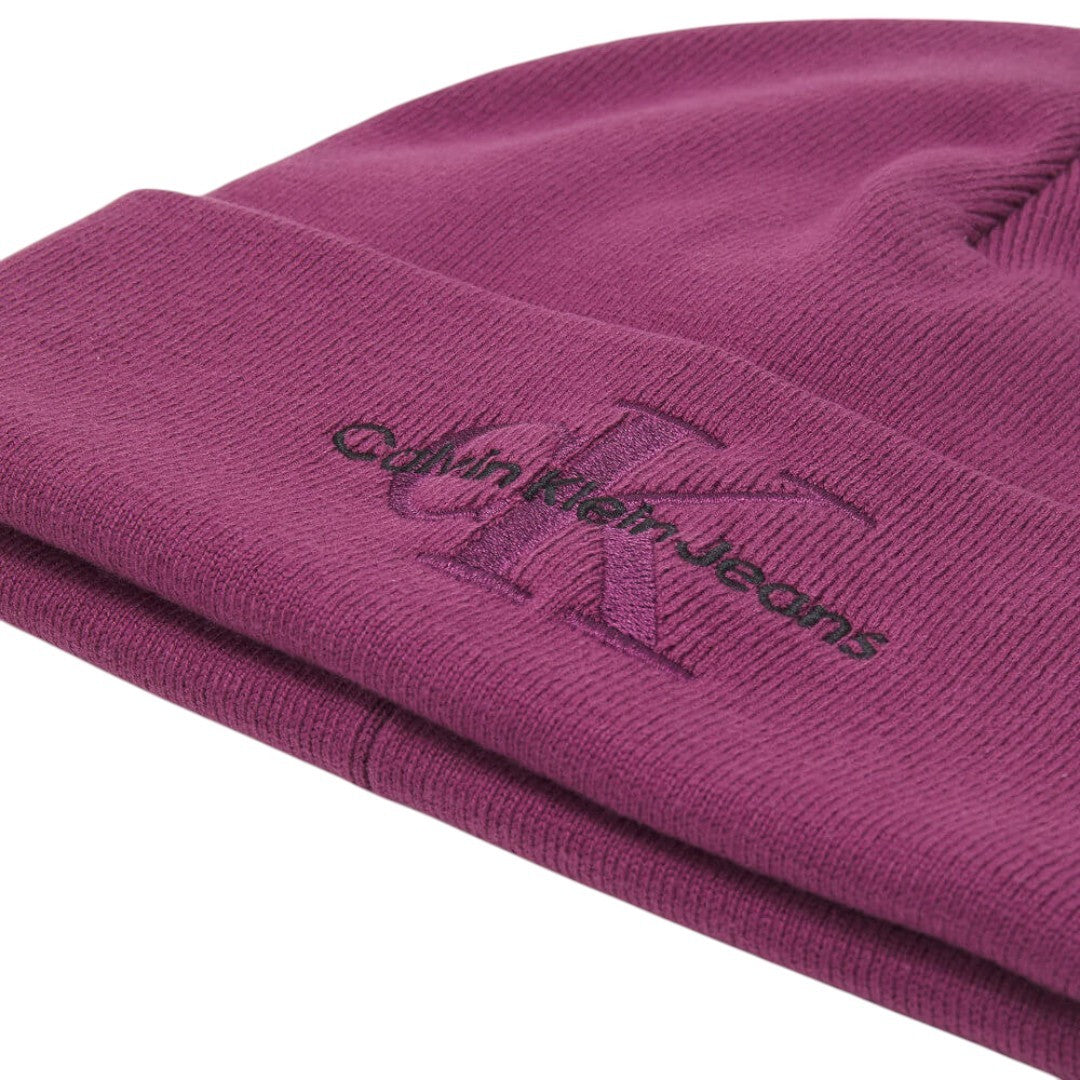 Calvin Klein Cappello Donna Logo Ricamato CK Jeans Amaranto K60K611254 VAC