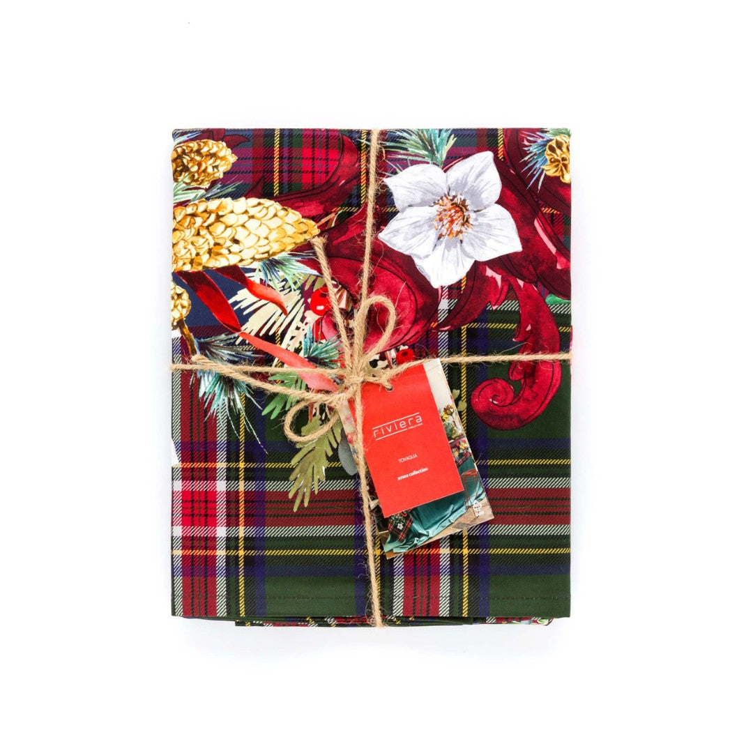 Riviera Home Tovaglia Valsesia Twill Antimacchia stampa digitale Blu MH0382 0101