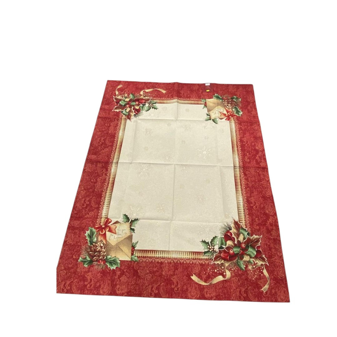 Emily Home Tovaglia Card in Gobelin rosso-oro