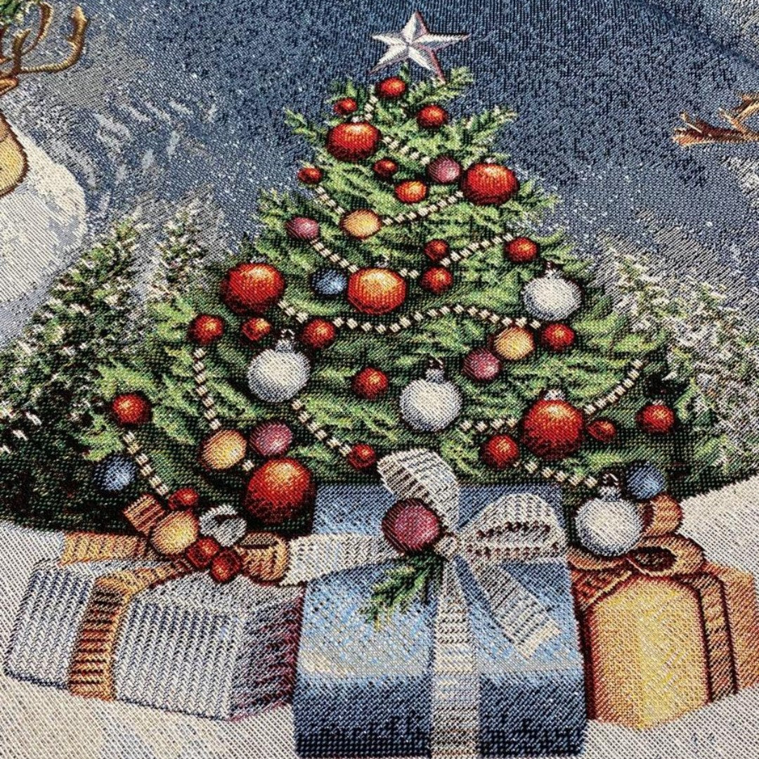 Emily Home Tovaglia Card in Gobelin blu-argento Blue Moon