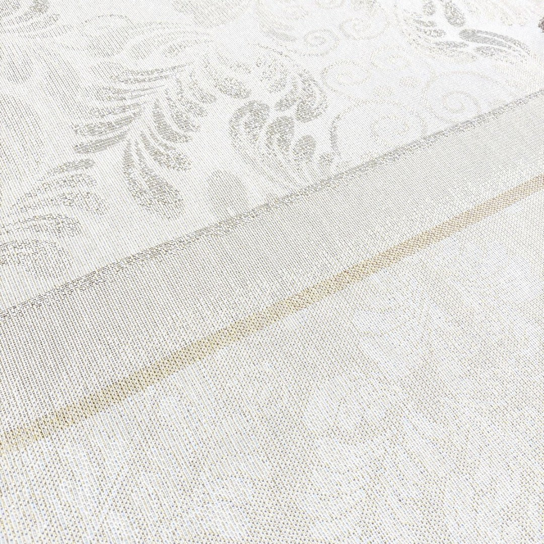 Emily Home Tovaglia Winter Gold Balls in Gobelin Oro