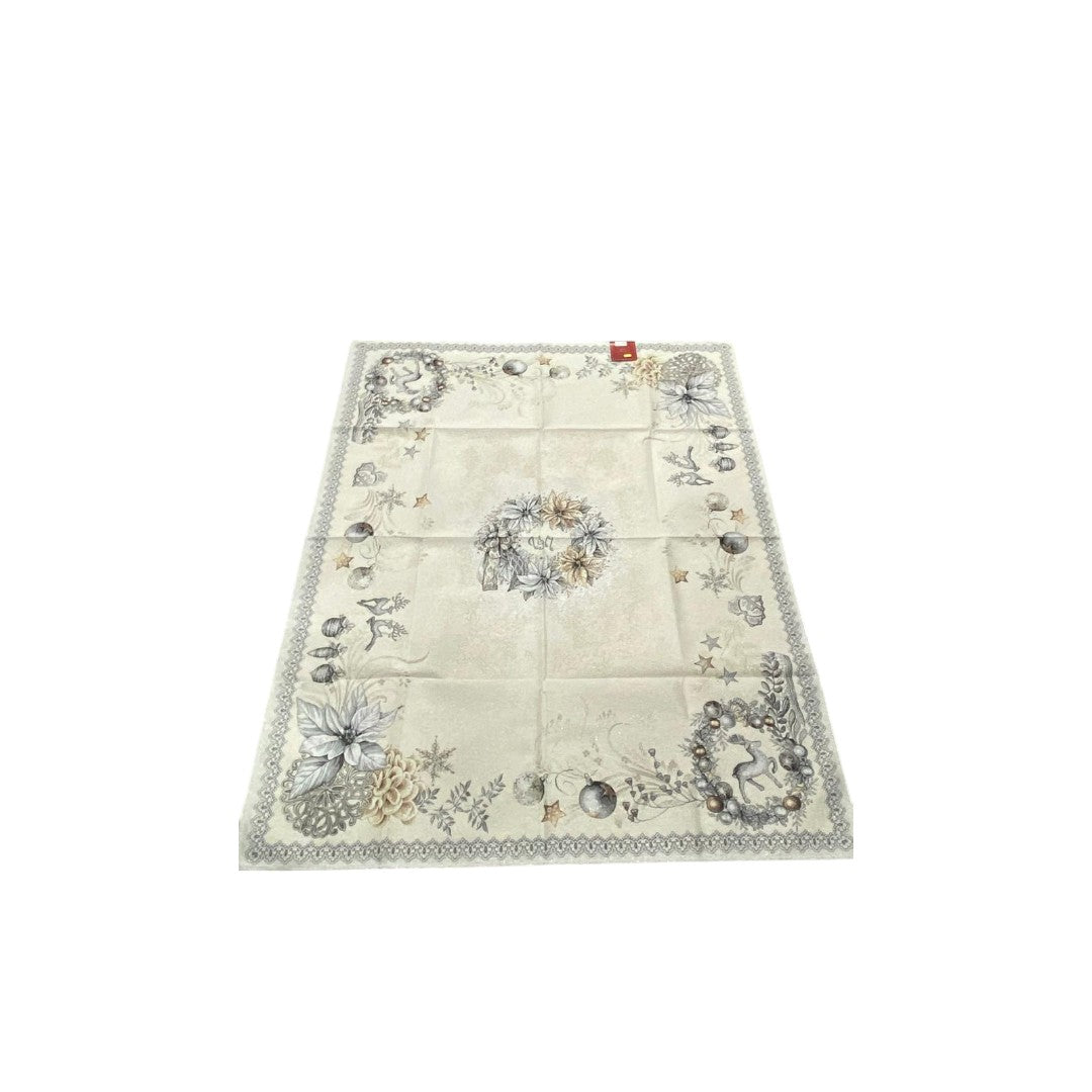 Emily Home Tovaglia Silver Star in Gobelin argento-oro