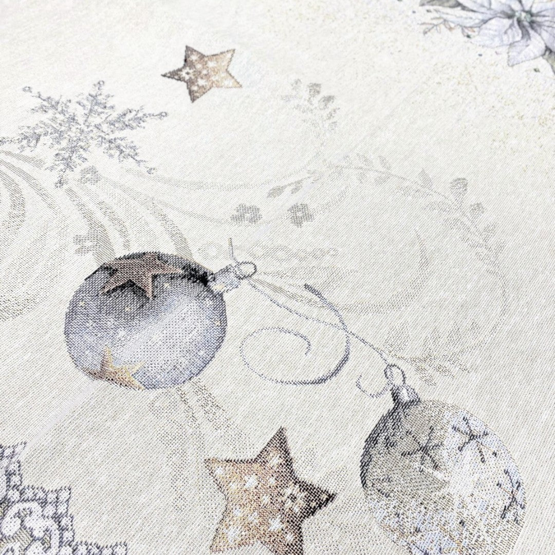 Emily Home Tovaglia Silver Star in Gobelin argento-oro