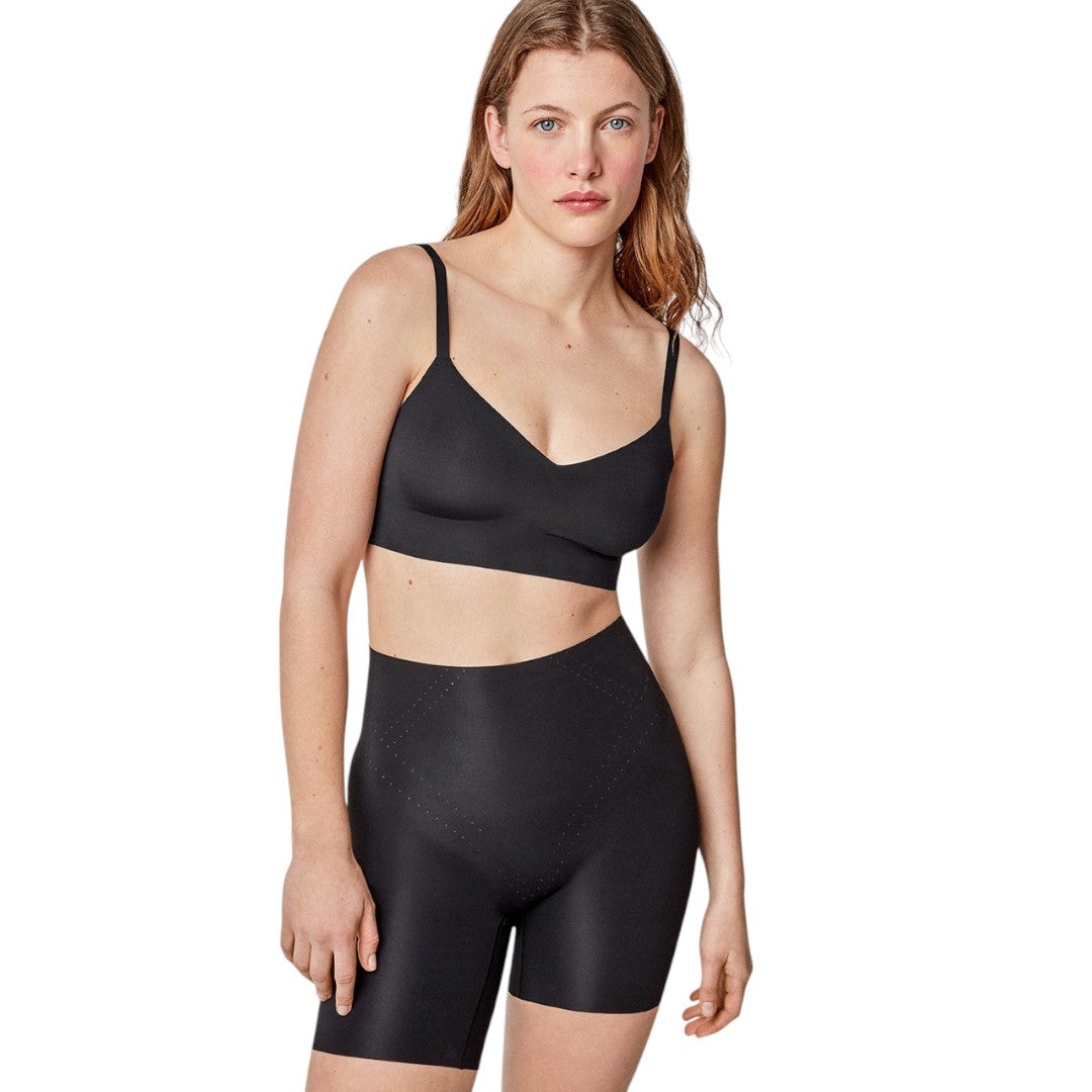 Gisela Guaina con gamba extra modellante con rinforzo frontale Nero