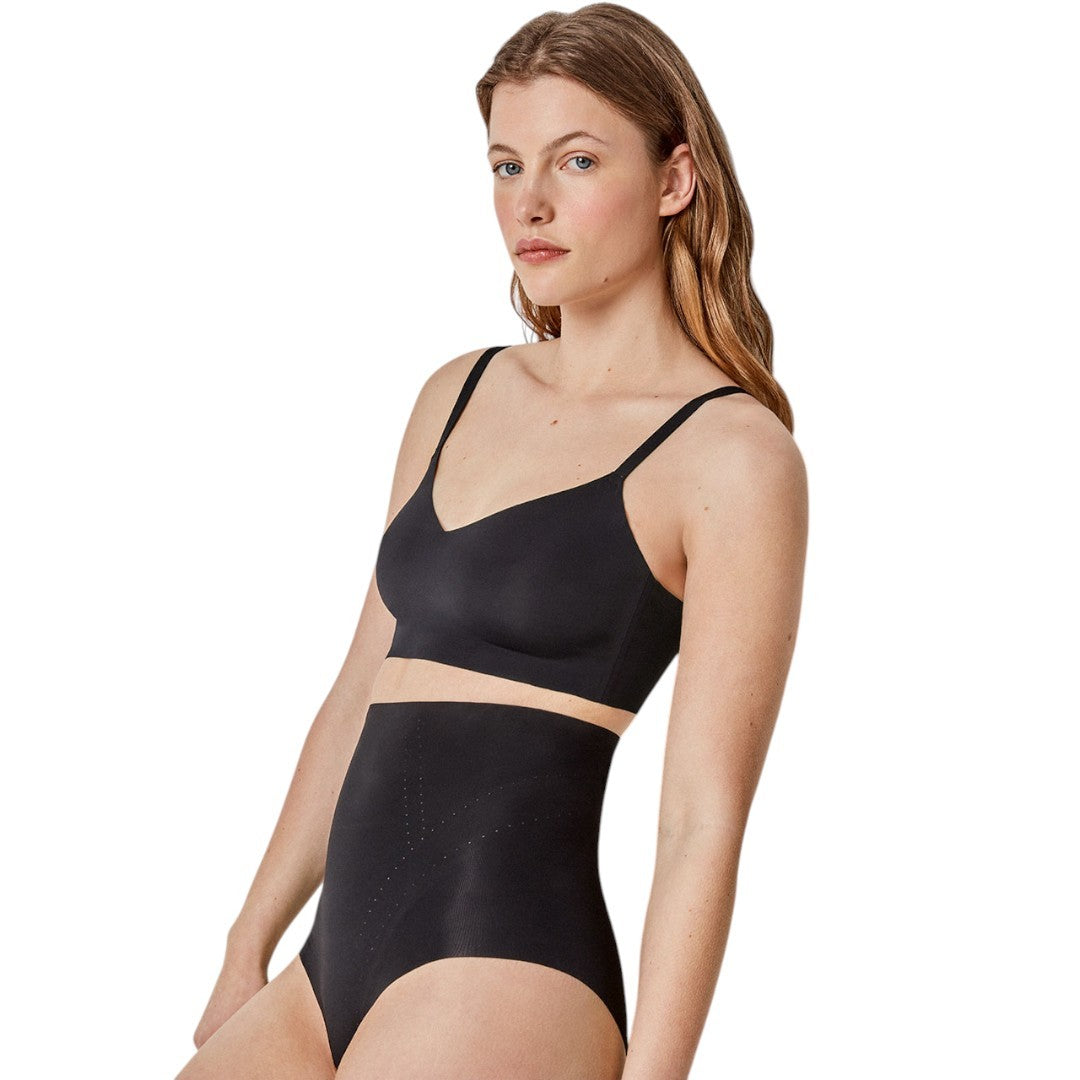 Gisela Guaina contenitiva alta vita con rinforzo frontale extra modellante Nero