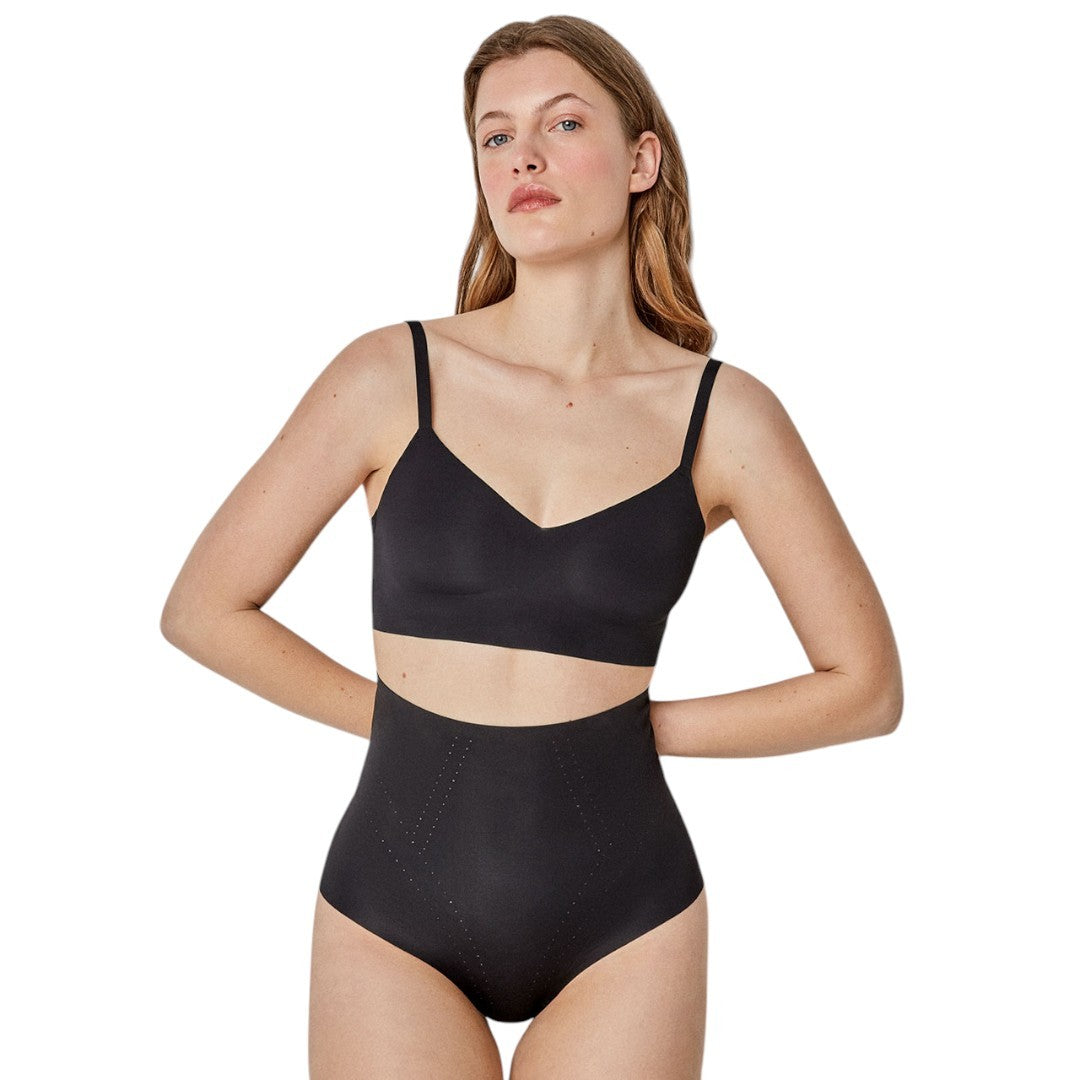 Gisela Guaina contenitiva alta vita con rinforzo frontale extra modellante Nero