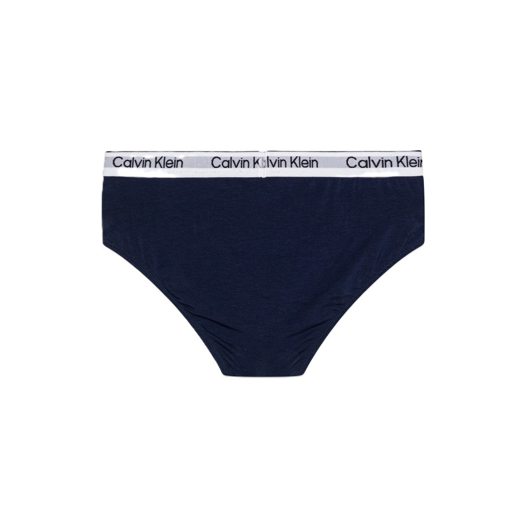 Calvin Klein 2 Pack Slip Bambino Pvhblack/Blackiris - B70B700508T-0SD