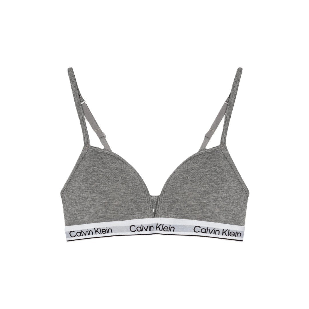 Calvin Klein 2 Pack Reggiseno A Triangolo Bambina Silverpeony/Greyheather - G80