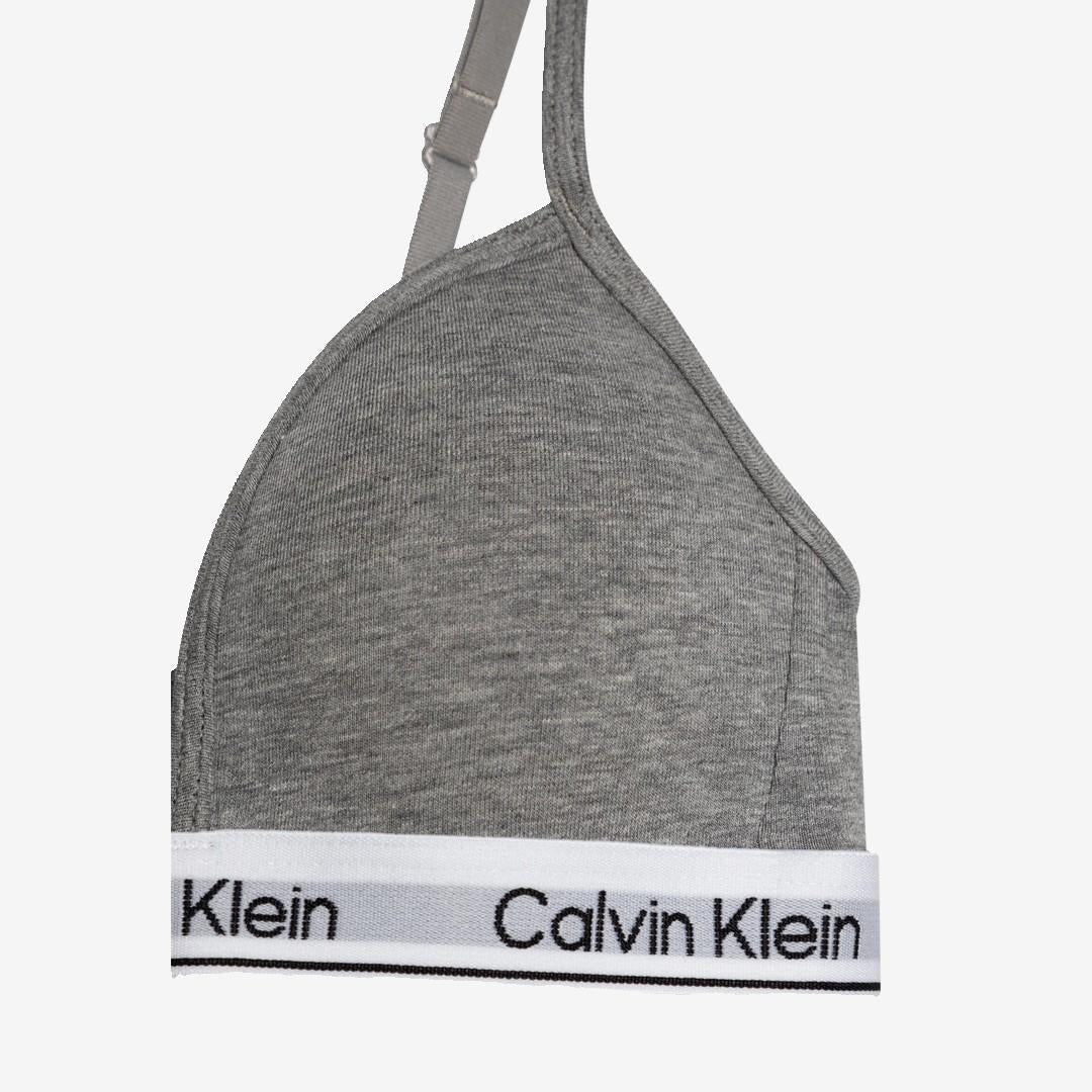Calvin Klein 2 Pack Reggiseno A Triangolo Bambina Silverpeony/Greyheather - G80