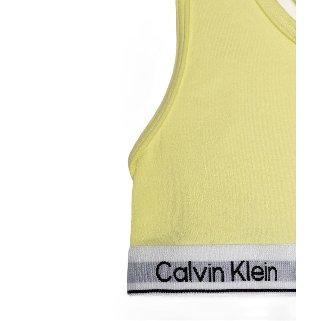 Calvin Klein 3 Pack Brassière Bambina Purpleheather/Elfinyellow/Pcwh - G80G80074