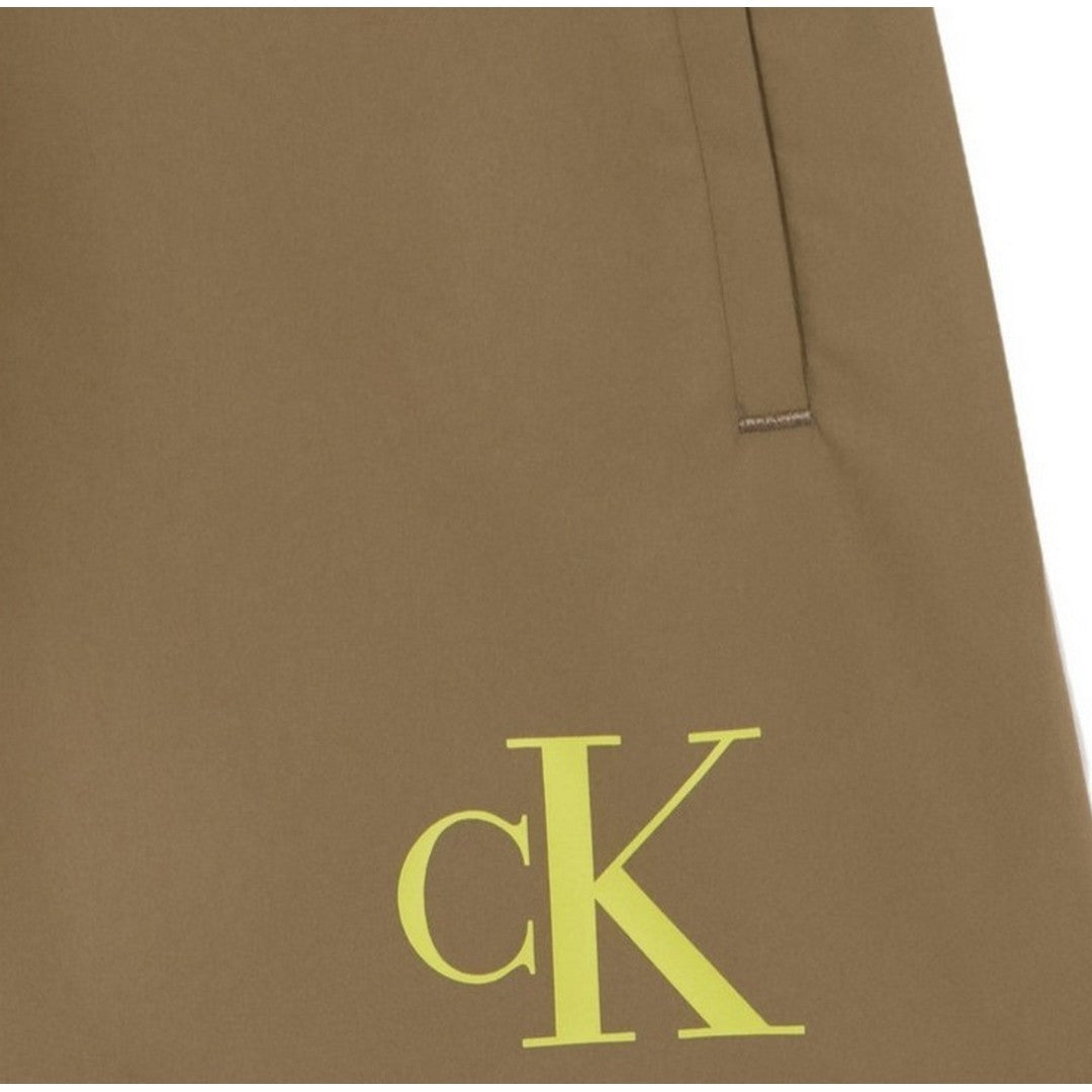Calvin Klein Pantaloncino Mare Bambino Dusky Green - KV0KV00056T-LDV
