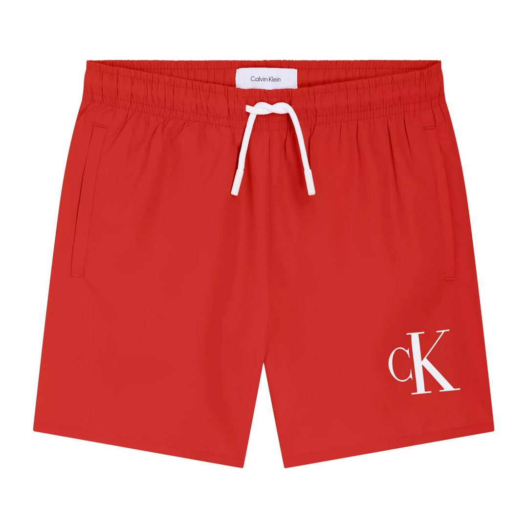 Calvin Klein Pantaloncino Mare Bambino Flaming Chili - KV0KV00056T-XM8