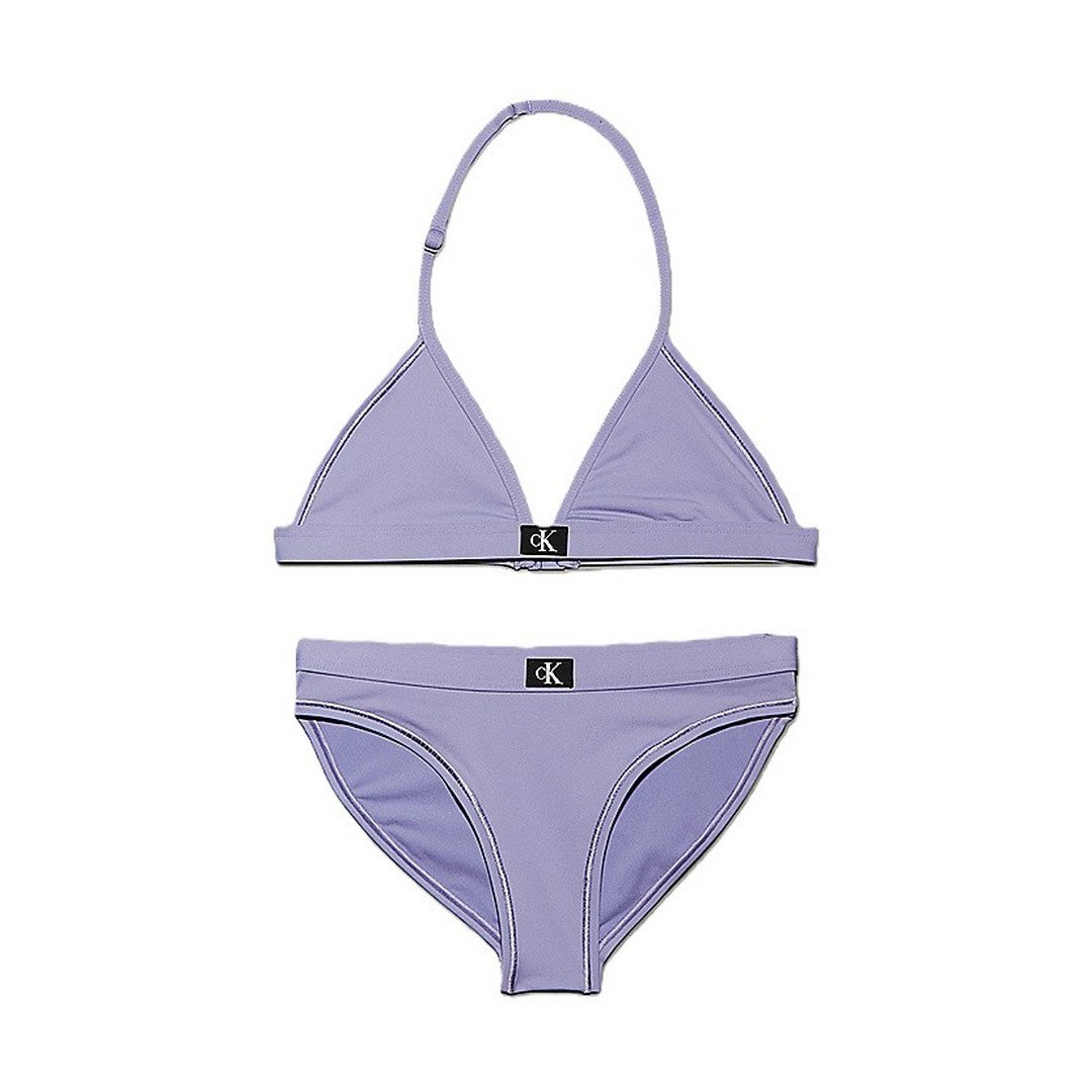 Calvin Klein Bikini Bambina triangolo Persian Violet - KY0KY00092T-VFV