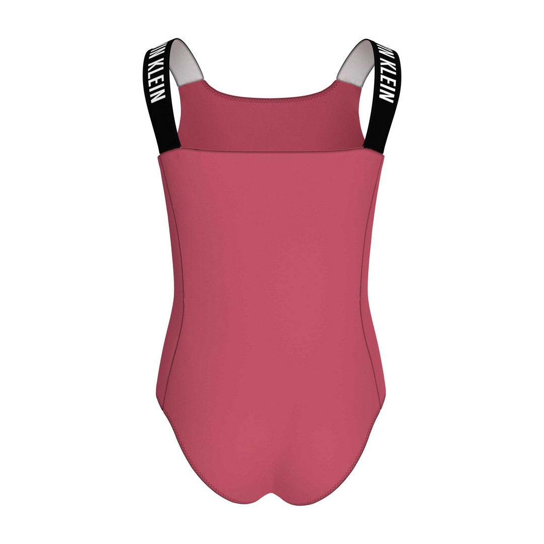 Calvin Klein Costume Intero Bambina Deep Crimson Fruit - KY0KY00098T-XIX