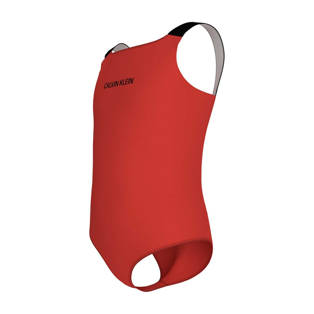 Calvin Klein Costume Intero Bambina Flaming Chili - KY0KY00098T-XM8