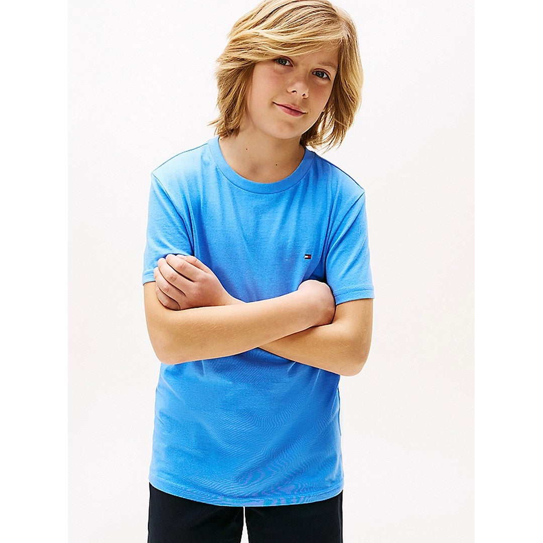 Tommy Hilfiger 2 Pack T-Shirt Bambino Breezy Blue/Blue Spell - UB0UB00310-05F